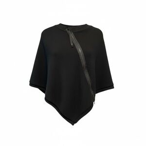 Lululemon On The Go 100% Merino Wool Poncho Wrap Black OS One Size